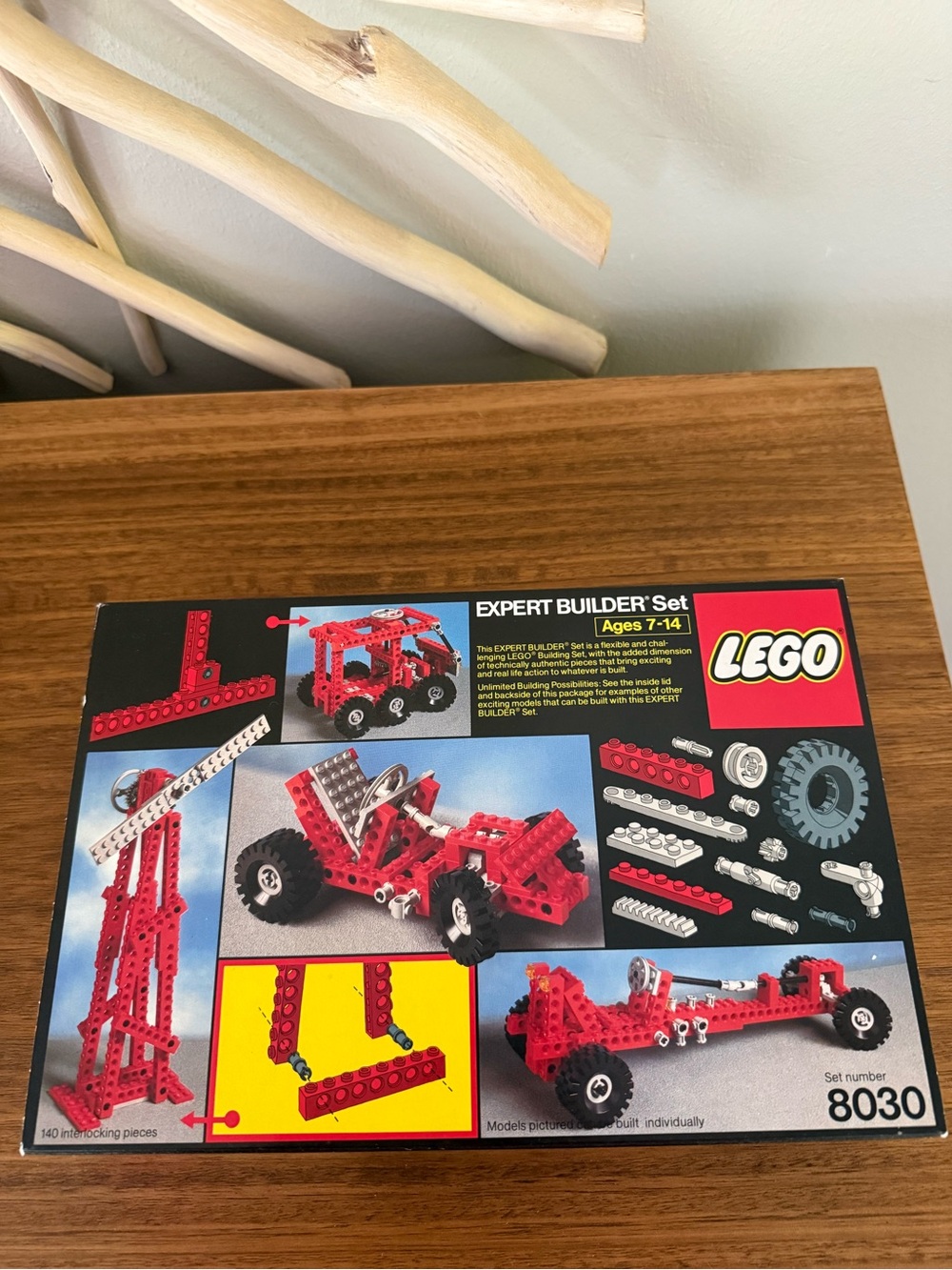 Vintage LEGO Expert Builder Set 8030 – Red Kids Construction Toy NWT